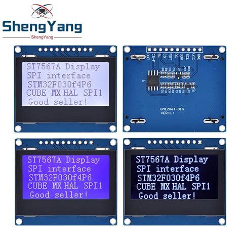 12864 SPI LCD Module 128X64 SPI ST7567A COG Graphic Display Screen