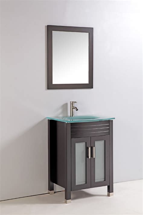 24 Inch Single Sink Bathroom Vanity With Soft Close Hinges UVLFWA3224E24