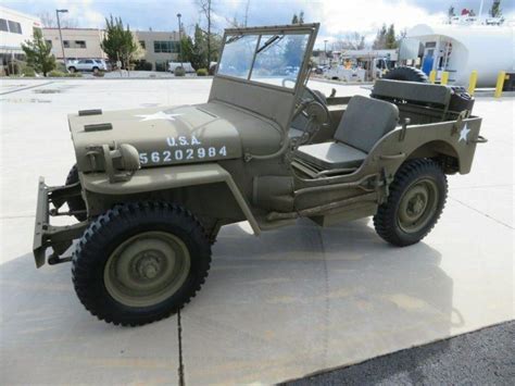 1944 Ford Gpw Military Jeep Wwii For Sale