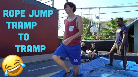 Rope Jumping Tramp To Tramp Youtube