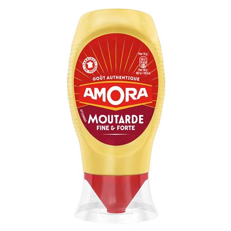 Amora Mustard In Squeeze Bottle 265g Simply Gourmand