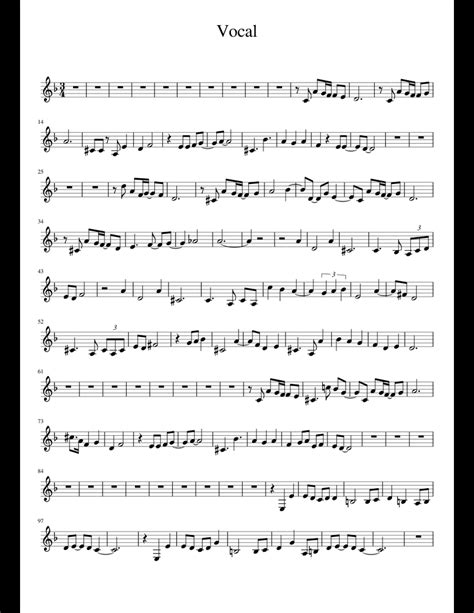 Vocal Sheet Music For Piano Download Free In Pdf Or Midi