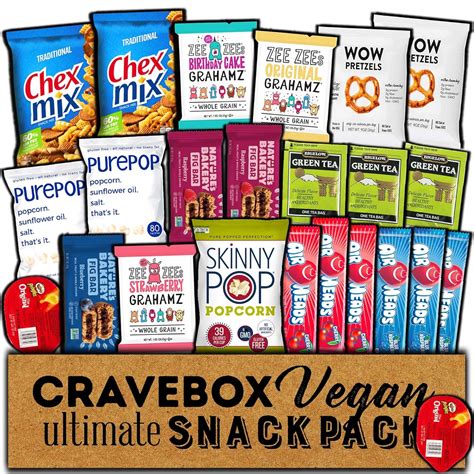 Cravebox Vegan Snack Box Care Package T For Men