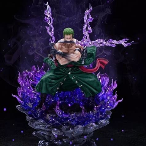 Roronoa Zoro Anime Figure One Piece Luffy S Crew Pvc Model Statue Cm