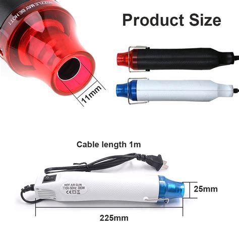 V W Portable Electric DlY Mini Heat Gun Tool Hot Air Gun With Supporting Seat Shopee