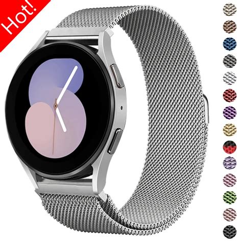 Pulseira Milanese Magn Tica Para Samsung Galaxy Watch Pulseira De A O