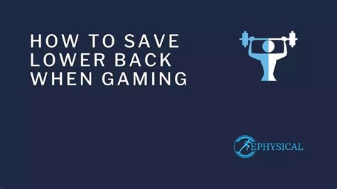 Best Back Exercises For Gamers To Save Lower Back From Pain