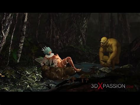 Threesome With A Beautiful Hot Fairy And Two Orcs In The Night Forest Xnxx