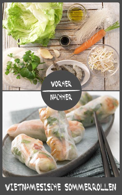 Leckere Rezepte für vietnamesische Sommerrollen