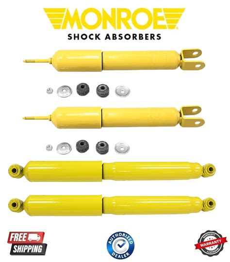 Monroe Gas Magnum Front Rear Shock Absorber Kit Set Of 4 For