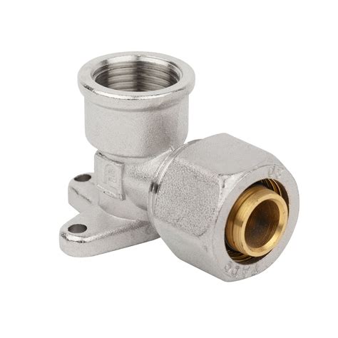 90 Degree Female Elbow Compression Brass Fittings For Pex Al Pex