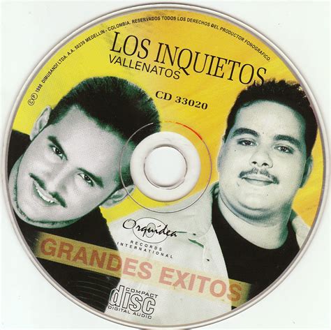 Los Inquietos Grandes Exitos 2001 Caratulas Vallenatas