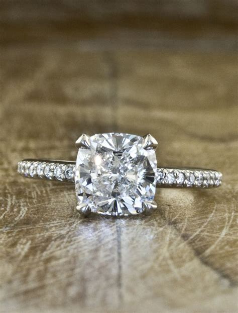 The Best Ideas for Diamond Cushion Cut Engagement Rings – Home, Family ...