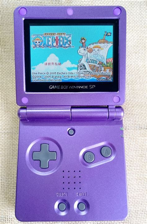 Purple Super Mario Game Boy Advance Gba Sp Console Ags Brighter