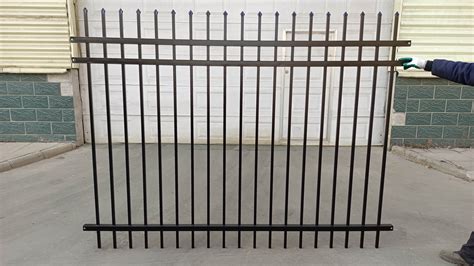 New Design Cheap Wrought Iron Fence Panel Steel Metal Picket Ornamental Fence Buy Fence Metal