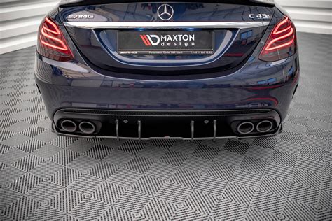 Street Pro Rear Diffuser Mercedes Benz C 43 Sedan W205 Facelift Our Offer Mercedes C Klasa