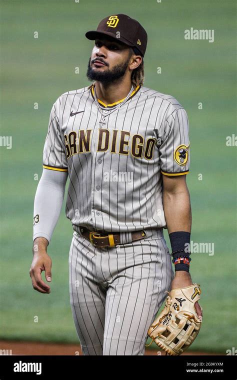 San Diego Padres Shortstop Fernando Tatis Jr 23 During During An Mlb