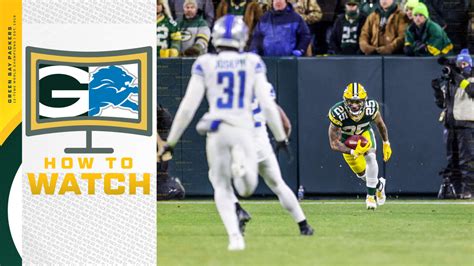 Packers vs. Lions | How to watch, stream & listen | Week 4