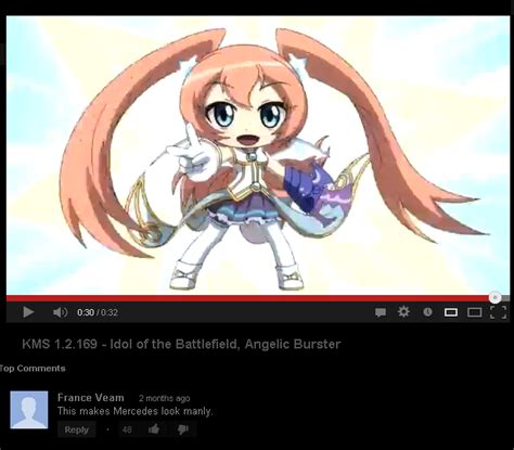 Youtube On Angelic Buster : r/Maplestory