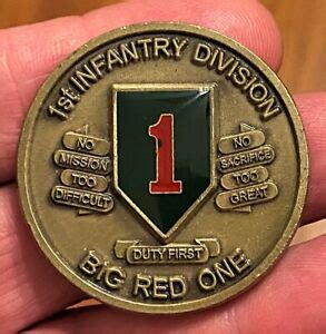 1st Infantry Division Coin For Sale EBay