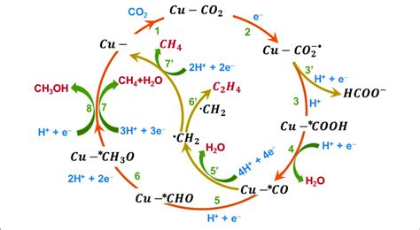 Electrochemical Reaction Pathways Of CO 2 Reduction In Aqueous