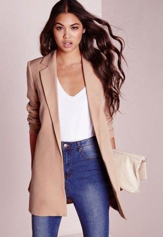 Missguided Longline Blazer Nude Coats For Women Women Dresses