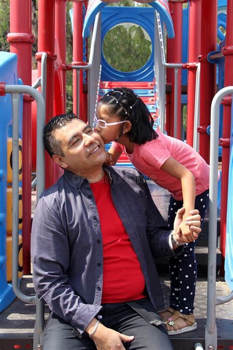 Divorced Dad With His Year Old Brunette Latina Daughter Play And Spend Quality Time Together