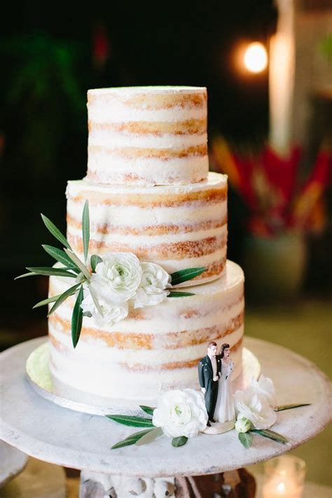 Bare And Beautiful Naked Wedding Cakes