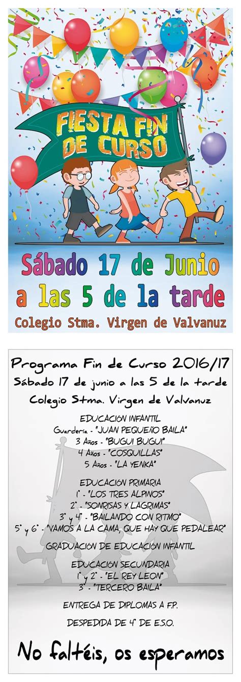 Colegio Virgen De Valvanuz Fiesta Fin De Curso