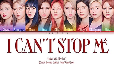 Twice 트와이스 I Cant Stop Me Mv Platform Teaser Lyrics Color