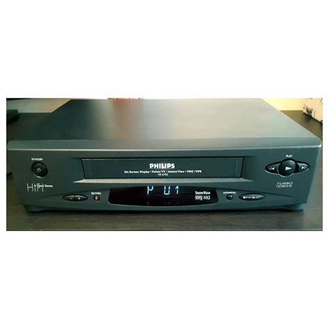 Video Vhs Videocasetofon Recorder Philips Vr 6750 Hi Fi 6 Heads