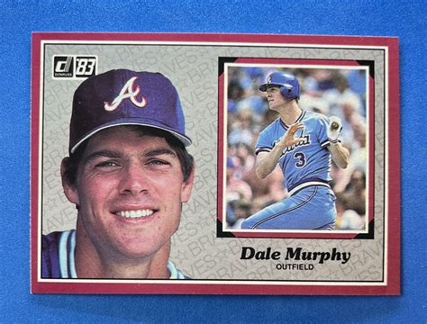 Donruss Action All Stars Dale Murphy For Sale Online Ebay