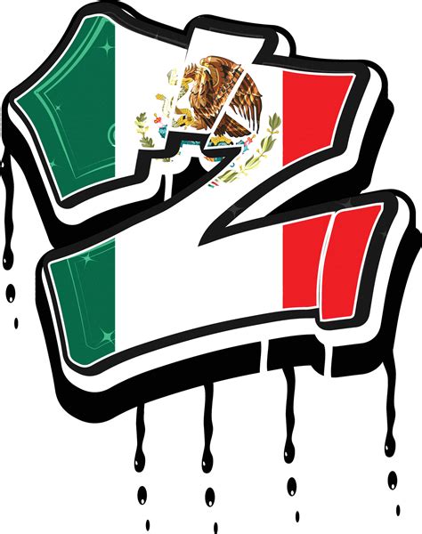 Mexico Flag Hand Lettering Dripping Graffiti Vector Template 40538689 ...