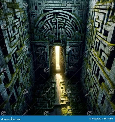 Ancient Maze Cult Stock Illustration Illustration Of Maze 316651262