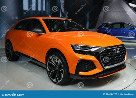 Audi Q8 hybrid concept SUV editorial image. Image of manufacture ...