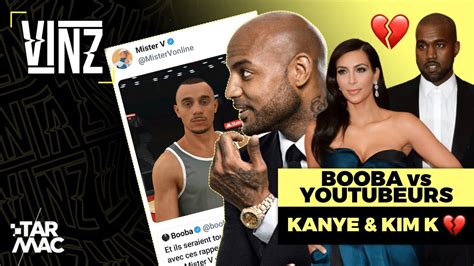 Booba Attaque Mister V Squeezie Kim Kanye West Divorcent Vinz