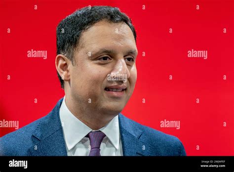 Leader Of The Scottish Labour Party Anas Sarwar At The Scottish Labour