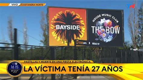 TRAGEDIA I Murió un joven de 27 años en una fiesta electrónica en un