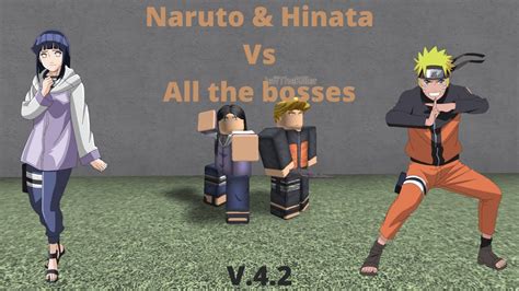 Roblox Ninja Tycoon Naruto Hinata Vs All The Bosses V 4 2 YouTube