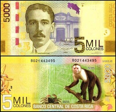 Costa Rica Colones P B Unc Series B Ebay