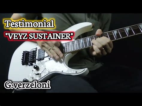 Testimonial Veyz Sustainer By G Verzeloni From BRAZIL Sustainer