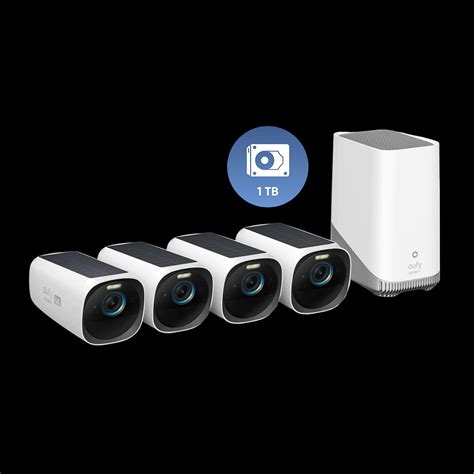 EufyCam S330 EufyCam 3 4 Cam Kit 1 TB Hard Drive White Best Deals