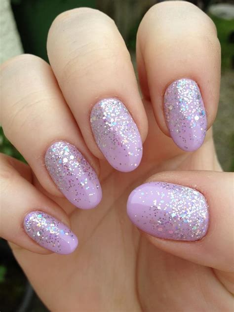 Lilac Bling Lilac Nails Lilac Nails Design Lilac Nails With Glitter