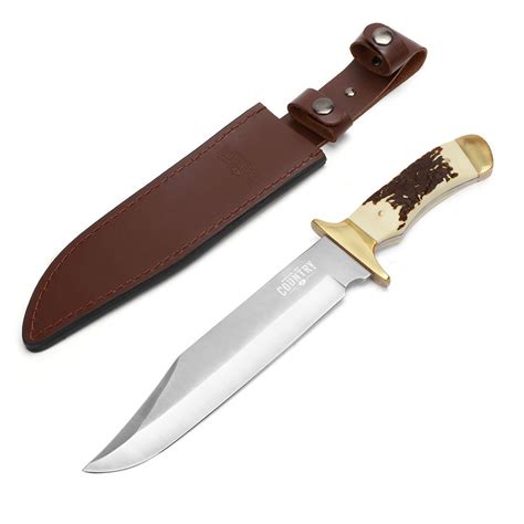 Mossy Oak Inch Bowie Knife Stainless Steel Fixed Blade Full Tang