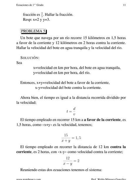 Ecuaciones Lineales Con Dos Incognitas Pdf Descarga Gratuita