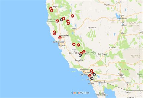 Latest Fire Maps Wildfires Burning In Northern California Chico