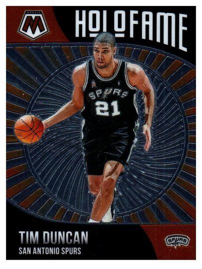 Mavin Tim Duncan Hall Of Fame Panini Mosaic