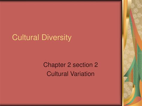 Ppt Cultural Diversity Powerpoint Presentation Free Download Id 234978