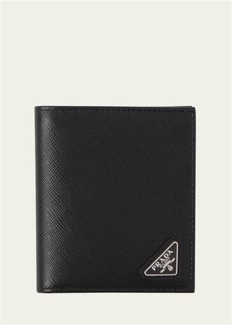 Prada Men S Saffiano Leather Bifold Wallet Bergdorf Goodman