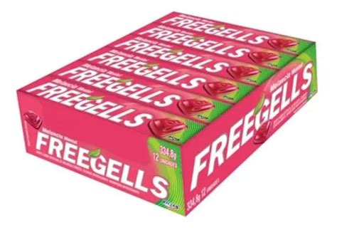 Drops Bala Freegells Melancia 27 9g C 12 Unidades MercadoLivre